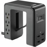 APC by Schneider Electric SurgeArrest Essential 6-Outlet Surge Suppressor/Protector - NEMA 5-15P - 1080 J - 120 V Input - 6 ft