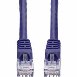 AddOn 8ft Purple CAT 6 PVC Ethernet Cable Snagless Bubble Boot RJ-45 M/M