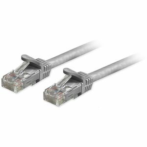 Comprehensive Cat6a Unshielded (UTP) Snagless Ethernet Patch Cable Grey 5ft