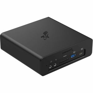 Sabrent Thunderbolt 3 NVMe SSD Docking Station - for Tablet, Desktop PC, Smartphone - Charging Capability - Memory Card Reader - SD - 150 W - Thunderbolt 3 - 8K @ 30Hz, 5K - 7680 x 4320, 5120 x 2880 - 4 x USB Ports - 1 x USB 3.0 - 3 x USB Type-A Ports - USB Type-A - 1 x USB Type-C Ports - USB Type-C - 1 x RJ-45 Ports - Network (RJ-45) - 1 x DisplayPorts - DisplayPort - Audio Line In - Audio Line Out - Thunderbolt - 2 x Thunderbolt 3 Ports - Wired - Gigabit Ethernet - Windows, macOS - 96W
