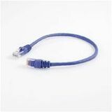 Quiktron Q-Series Patch Cords, CAT5E, Booted, Purple, 1 FT