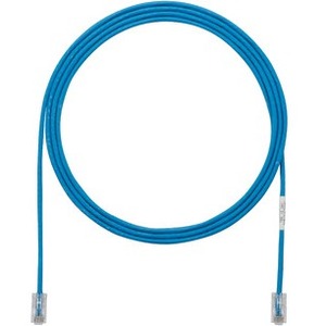 Panduit Cat.5e UTP Patch Network Cable - 3 ft Category 5e Network Cable for Network Device - First End: 1 x RJ-45 Network - Male - Second End: 1 x RJ-45 Network - Male - Patch Cable - 28 AWG - Blue - 1