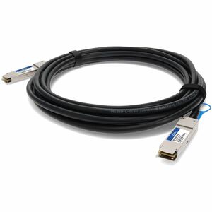 AddOn Cisco® QSFP-H40G-CU3M to Juniper Networks® JNP-QSFP-DAC-3M Compatible TAA Compliant 40GBase-CU QSFP+ to QSFP+ Direct Attach Cable (Passive Twinax, 3m)
