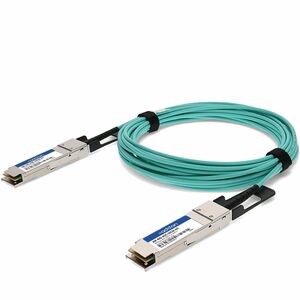 AddOn Juniper Networks® Compatible TAA Compliant 40GBase-AOC QSFP+ Active Optical Cable (850nm, MMF, 50cm)