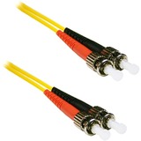 ENET 7M ST/ST Duplex Single-mode 9/125 OS1 or Better Yellow Fiber Patch Cable 7 meter ST-ST Individually Tested