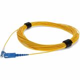 AddOn 14m SC to LC Yellow OS2 Simplex OFNR (Riser-Rated) SMF Fiber Patch Cable