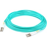 AddOn 39m LC to LC Aqua OM4 Duplex LSZH Fiber Patch Cable