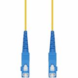 AddOn 75m SC to SC Yellow OS2 Simplex OFNP (Plenum-Rated) SMF Fiber Patch Cable
