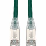 AddOn 8ft Green CAT 6A Shielded PVC Ethernet Cable Snagless Easy Clear Boot RJ-45 M/M