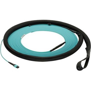 Panduit Fiber Optic Trunk Network Cable - 125 ft Fiber Optic Network Cable for Network Device - Trunk Cable - Blue, Aqua