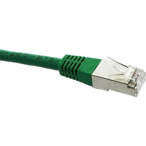 Black Box Cat.6 S/FTP Patch Network Cable - 6.56 ft Category 6 Network Cable for Network Device - First End: 1 x RJ-45 Network - Male - Second End: 1 x RJ-45 Network - Male - Patch Cable - Shielding - Gold Plated Contact - LSZH - 26 AWG - Green