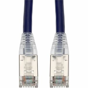 AddOn 7ft Purple CAT 6A Shielded PVC Ethernet Cable Snagless Easy Clear Boot TAA RJ-45 M/M