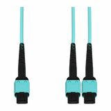 AddOn 35m MPO/UPC to 2xMPO/UPC Aqua OM4 LSZH 24-Strand Fiber Fanout Cable