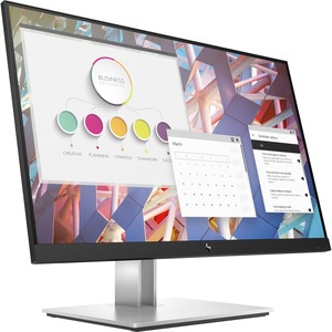 HPI SOURCING - NEW E24 G4 24" Class Full HD LED Monitor - 16:9 - Black - 23.8" Viewable - In-plane Switching (IPS) Technology - LED Backlight - 1920 x 1080 - 250 Nit - 5 ms - HDMI - VGA - DisplayPort - USB Hub