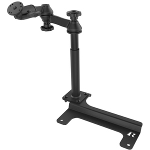 RAM Mounts No-Drill Vehicle Mount for Notebook, Tablet - Powder Coated Steel, Marine-grade Aluminum
