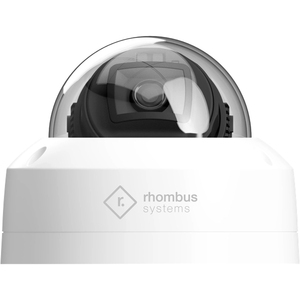 Rhombus R120 2 Megapixel Indoor/Outdoor Full HD Network Camera - Color - 1 - Dome - White - TAA Compliant